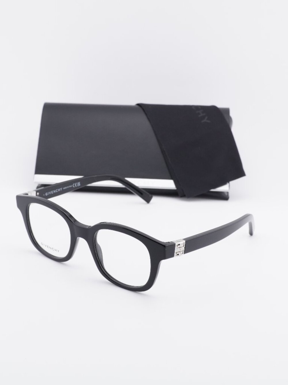 Givenchy GV50075I 001 Square Eyeglasses 49mm - Shiny Black